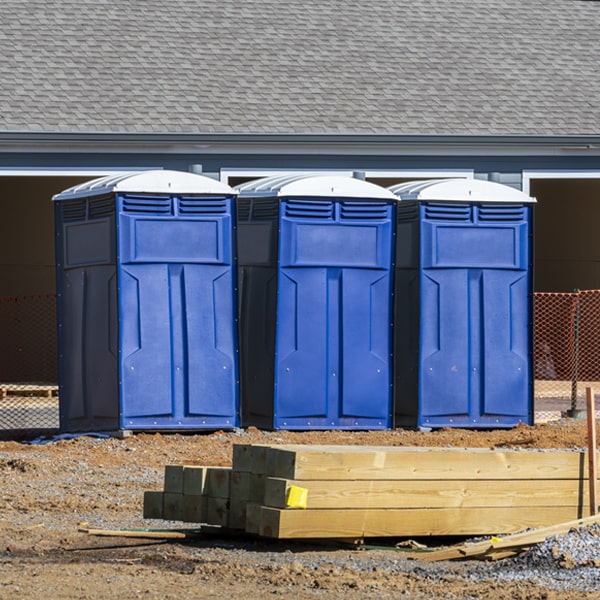 are there any restrictions on where i can place the portable toilets during my rental period in Caney KS